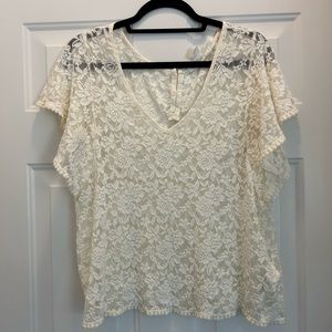 White Lace Top
